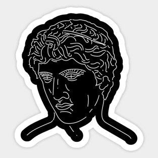 Antique head Sticker